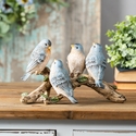 Melrose International Blue Birds on Branch Figurine 11"L Thumbnail - 1