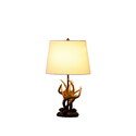 ORE International Deer Antler Table Lamp - Rustic Lodge Lighting - Thumbnail 2