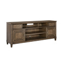 Origins By Alpine Newport 74" Tv Console In A Planked Oak Finish Thumbnail - 1