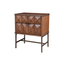Origins By Alpine Trig Two Drawer Nightstand Thumbnail - 1