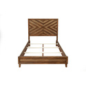 Brown Mahogany Queen Bed Frame Assembly Required - Origins by Alpine Thumbnail - 1