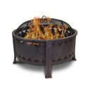 Outdoor Leisure Products 30 inch Round Fire Pit with Oil Rubbed Bronze Finish Thumbnail - 1