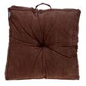 Parkland Collection Alena Transitional Brown Floor Pillow Thumbnail - 1