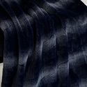 Plutus Brands Blue Ink Furever Faux Fur Luxury Throw Blanket Thumbnail - 1