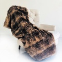 Plutus Brands Brown Mountain Coyote Handmade Luxury Throw Thumbnail - 1