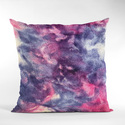 Plutus Brands Purple Pink Fureal Animal Faux Fur Luxury Throw Pillow Thumbnail - 1