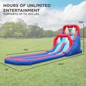 Sunny & Fun Inflatable Water Slide Blow up Pool, Kids Water Park for Backyard Thumbnail - 1