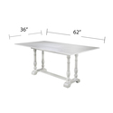 SEI Edenderry Farmhouse Folding Trestle Console to Dining Table - Thumbnail 14