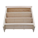 International Concepts Shaker Bookcase - Solid Wood Storage & Display - Thumbnail 11