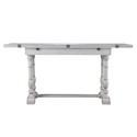 SEI Edenderry Farmhouse Folding Trestle Console to Dining Table - Thumbnail 7