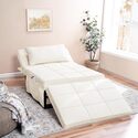 Karina 4-in-1 Convertible Sleeper Chair Bed, Pull-out Sofa Bed with Ottoman Thumbnail - 1