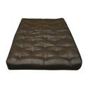 9" Moonlight #614 21X39 Twin Loveseat Ottoman Leather Futon Mattress Thumbnail - 1