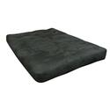 Full Size Black Microfiber Futon Mattress 9 inches Thick - Gold Bond Thumbnail - 1