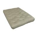 8" All Cotton #707 Cott Size 30X75 Tan Microfiber Futon Mattress, Organic Futon Mattress Natural Cotton Thumbnail - 1