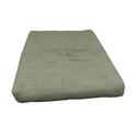 8" All Cotton #707 21X39 Twin Loveseat Ottoman Sage Microfiber Futon Mattress Thumbnail - 1