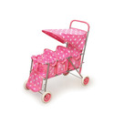 Badger Basket Folding Triple Doll Stroller Thumbnail - 1