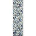 Waverly Vintage Lux "Leaf Storm" Indigo Area Rug by Nourison Thumbnail - 1