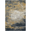 Nourison Home Twilight Artistic Navy Gold 5'6" x 8' Area Rug, Easy Clean, Non Shedding, Bed Room, Living Room, Dining Room, Kitchen (6x8) Thumbnail - 1
