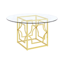 Coaster Starlight Dining Table Base Brass Thumbnail - 1