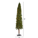 Nearly Natural 9ft. Grand Alpine Artificial Christmas Tree with 600 Clear Lights and 1183 Bendable Branches on Trunk - Thumbnail 8
