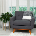 Luxurious White Decor Throw Pillow for Modern Living Rooms & Bedrooms Thumbnail - 1