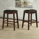 Picket House Bowen 30" Backless Bar Stool in Brown Thumbnail - 1