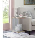 Picket House Peek Acrylic Snack Table in Gold Thumbnail - 1