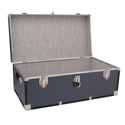 Seward Trunk Essential 30" Trunk with Lock, Grey Thumbnail - 1