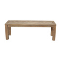 Alpine Furniture Aiden Dining Bench - Rustic Weathered Brown - Thumbnail 3