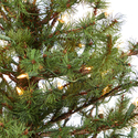 Mountain Pine Artificial Christmas Tree Clear Lights Planter - Thumbnail 9