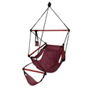 Zero Gravity Hammock Chair with Wood Dowels for Comfortable Hangouts - Thumbnail 1