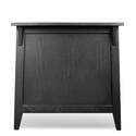 Leick Home 10032-RS Mission Cabinet End Table, Made with Solid Wood, Side Table for Living Room, Bedroom and Printer Stand, Russet Finish Thumbnail - 1