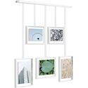 Multi Photo Wall Display White Five Frame Gallery Style Hanging Set - Umbra Thumbnail - 1