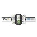 Customizable Gallery Wall - Blackwood Tx Shuffle Set 5/6 BLK - Umbra Thumbnail - 1