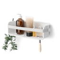 Shower Caddy with Adhesive Bin and Hooks for Shampoo and Soap Storage - Umbra Thumbnail - 1