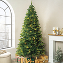 Naomi Home Raynbow Natural Style Christmas Tree with Lights Thumbnail - 1