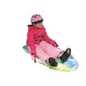 ESP 48" Day Glow Sno Cruiser Toboggan Two-Rider Sled Tough Polyresin, Diamond-Polished Bottom Neon Tie Dye Thumbnail - 1