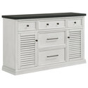 Coaster Aventine 5-drawer Sideboard Buffet Cabinet Vintage White Thumbnail - 1