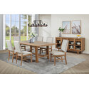 Coaster Middleton 7-piece Extension Leaf Dining Set Brown and Beige Thumbnail - 1