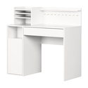 South Shore Craft Table with Hutch - Crea White Thumbnail - 1