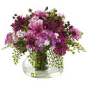Nearly Natural Large Mixed Daisy Floral Arrangement Thumbnail - 1