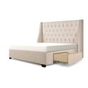 Republic Design House Oxford Upholstered "Ever-Strong" Platform Bed with 2 Drawers Thumbnail - 1