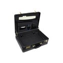 Amerilether Large Expandable Faux Leather Attach Case -Black - Thumbnail 2