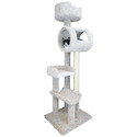 New Cat Condos Solid Wood Cat Climbing Tower - Kitty Condo & Scratching Post Thumbnail - 1