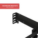 Hollywood Bed Frames Adjustable Bed Frame - Steel Platform Bed with Headboard Brackets - Thumbnail 8