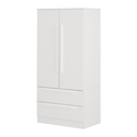 South Shore White Armoire with Doors & Drawers - Acapella Thumbnail - 1
