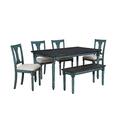 Linon Willow 6 Piece Dining Set Thumbnail - 1