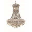 14 Light Chrome Chandelier Clear Royal Cut Crystal Lighting Fixture Thumbnail - 1