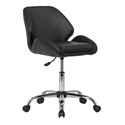 Calico Designs Adjustable Office Task Chair - Chrome & Black Vinyl Thumbnail - 1