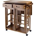 Winsome Wood Space Saver with 2 Stools, Square - Thumbnail 2